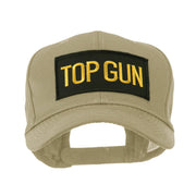 Military Related Text Embroidered Patch Cap