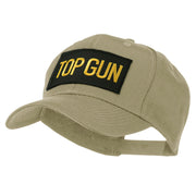 Military Related Text Embroidered Patch Cap