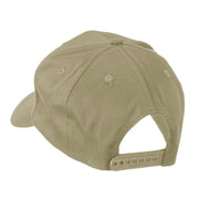 Military Related Text Embroidered Patch Cap