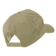 Military Related Text Embroidered Patch Cap