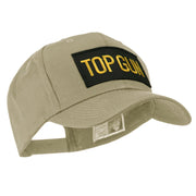 Military Related Text Embroidered Patch Cap