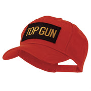 Military Related Text Embroidered Patch Cap