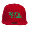 Christmas Santa Claus Embroidered Wool Snapback