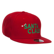 Christmas Santa Claus Embroidered Wool Snapback