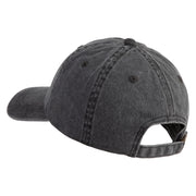 Australian Shepherd Embroidered Pigment Dyed Wash Caps - Black OSFM