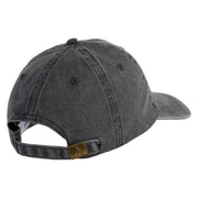 Australian Shepherd Embroidered Pigment Dyed Wash Caps - Black OSFM