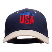 Made In The USA Embroidered Cotton Twill Cap