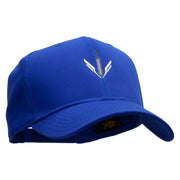 Sword Emblem Embroidered Cotton Twill Pro Style Cap