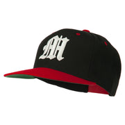 Old English M 3D Embroidered Snapback Cap