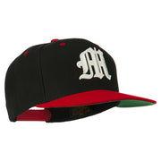 Old English M 3D Embroidered Snapback Cap