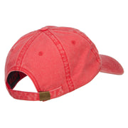 Mini USA Flag Embroidered Washed Cap