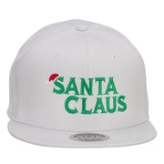 Christmas Santa Claus Embroidered Wool Snapback