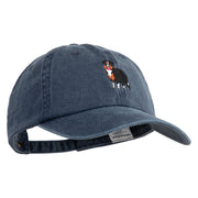 Australian Shepherd Embroidered Pigment Dyed Wash Caps - Navy OSFM