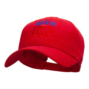 Made In The USA Embroidered Cotton Twill Cap