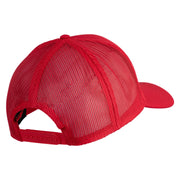 3rd Marine Division Retired Embroidered Solid Cotton Twill Mesh Prostyle Cap - Red OSFM