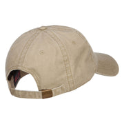 Mini USA Flag Embroidered Washed Cap