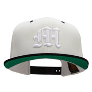 Old English M 3D Embroidered Snapback Cap