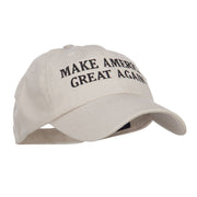 Make America Great Again Embroidered Low Cap