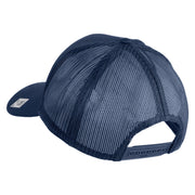 U.S. Marine Corps 3rd Marine Division Embroidered Solid Cotton Twill Mesh Prostyle Cap - Navy OSFM