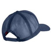 U.S. Marine Corps 3rd Marine Division Embroidered Solid Cotton Twill Mesh Prostyle Cap - Navy OSFM
