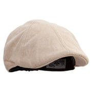 Saturn Embroidered Suede Duck Bill Ivy Hat - Tan OSFM