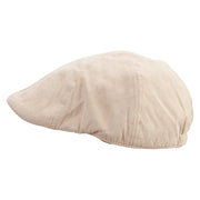 Saturn Embroidered Suede Duck Bill Ivy Hat - Tan OSFM