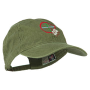 Medicine Wheel Embroidered Washed Cap