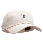 Fencing Emblem Embroidered Washed Cap