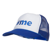 Me Embroidered Two Tone Foam Mesh Cap