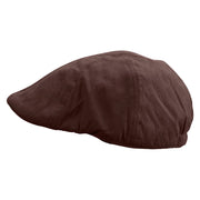 Saturn Embroidered Suede Duck Bill Ivy Hat - Brown OSFM