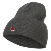 Mini Watermelon Embroidered Short Beanie