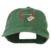 Medicine Wheel Embroidered Washed Cap