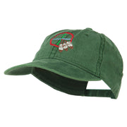 Medicine Wheel Embroidered Washed Cap