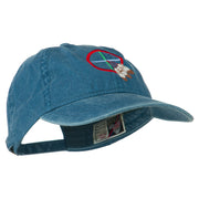 Medicine Wheel Embroidered Washed Cap