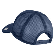 4th Marine Division Retired Embroidered Solid Cotton Twill Mesh Prostyle Cap - Navy OSFM