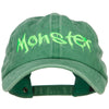 Halloween Monster Embroidered Unstructured Cap