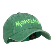 Halloween Monster Embroidered Unstructured Cap