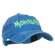 Halloween Monster Embroidered Unstructured Cap