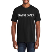 Game Over Ending Graphic Men's Premium  Crew Neck Tee Shirt