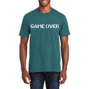 Game Over Ending Graphic Men's Premium  Crew Neck Tee Shirt