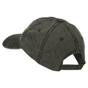 Mayan Head Embroidered Washed Cap