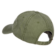 Army Veteran Letters Embroidered Washed Cap