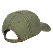 Army Veteran Letters Embroidered Washed Cap