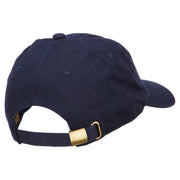 My Dad My Hero Embroidered Unstructured Cotton Cap