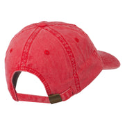 Mayan Head Embroidered Washed Cap