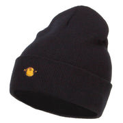 Mini Monkey Embroidered Long Beanie