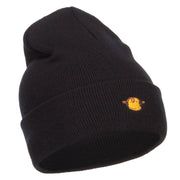 Mini Monkey Embroidered Long Beanie