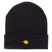 Mini Monkey Embroidered Long Beanie