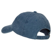 Miami City Embroidered Washed Buckle Cap