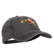 Maryland Map State Flag Embroidered Cap